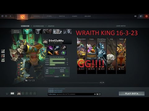 DOTA 2 JUST ANOTHER GG WRAITH KING! 16-3-23! MID SOLO BEYOND GODLIKE!