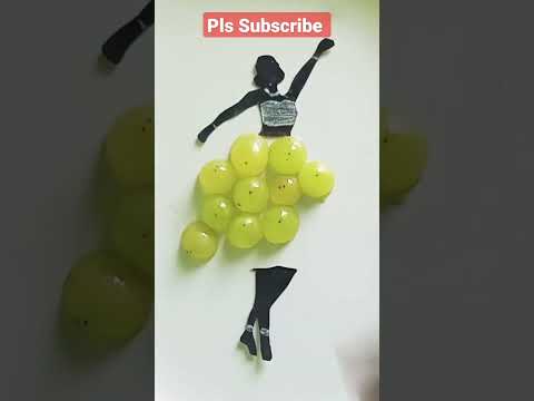 , title : '#Grapes dress#dress#doll dress#dancing#shorts#viralvideo#trending#top#fruit dress#doll#art'