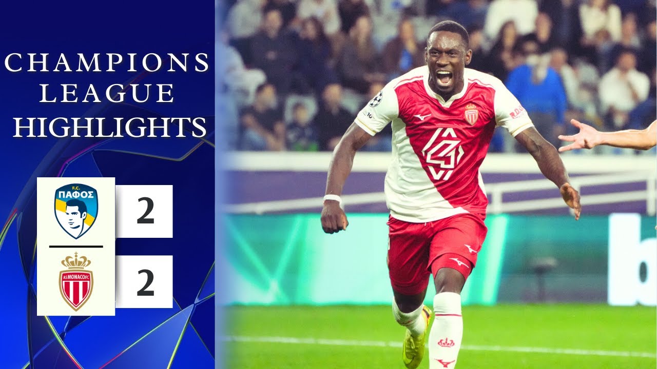 Pafos vs Monaco Summary & Highlights Season 2025/2026