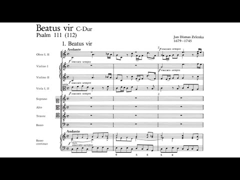 J.D Zelenka - Beatus vir, ZWV 76 {Urtext score.}