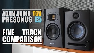 Video thumbnail for Adam Audio T5V vs Presonus Eris E5  ||  5 Track Comparison by DSAUDIO.review