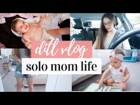 DAY IN THE LIFE OF A STAY AT HOME MOM 2019 | SOLO MOM LIFE | VISITING MY PARENTS Video