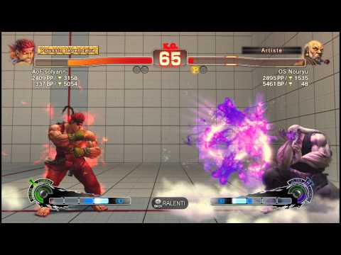 AoF solyann (Evil Ryu) vs OS Nouryu (Gouken) USF4 Ranking