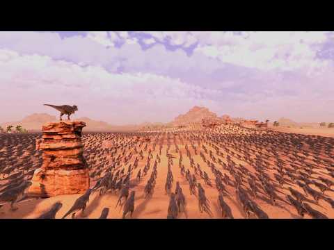 50000 T-REX DINOSAURS vs EVERYTHING 😱 TANKS, BRITISH SOLDIERS, BUNKERS & JOHN WICKS | UEBS 2