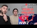 British Couple Reacts to WW2 - OverSimplified (Part 2)