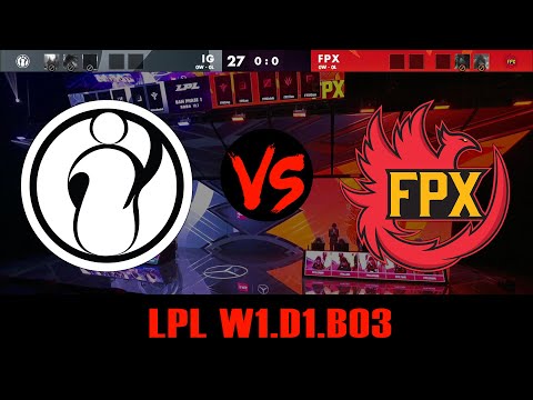 Invictus Gaming vs FunPlus Phoenix ► LPL W1.D1.BO3 ► Spring ► IG vs FPX