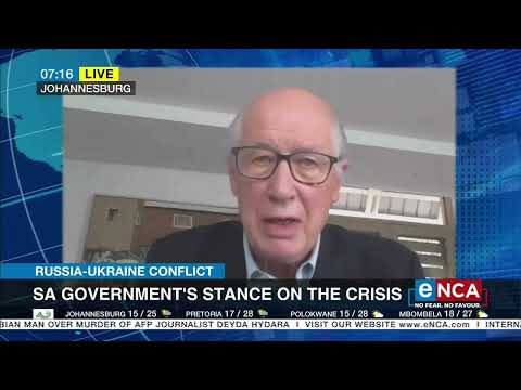 Russia Ukraine conflict SA government's stance on the crisis