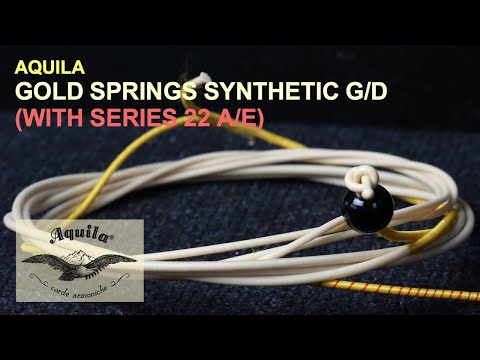 Review: Aquila Gold Springs SYNTHETIC G/D + Aquila Series 22 A/E Double Bass Strings