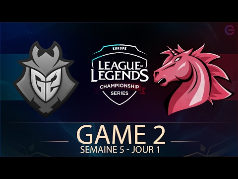 G2 VS UOL • GAME 2 - LCS EU 2017 - Week 5 - Day 1