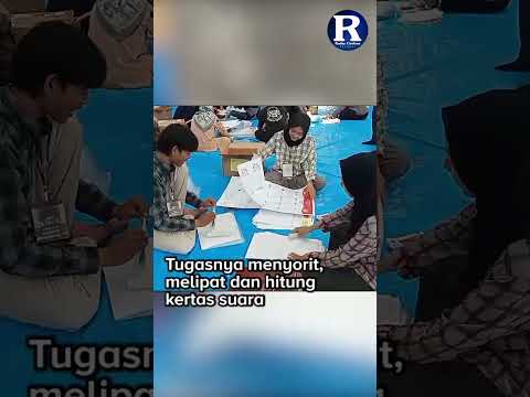 Honor Lipat Kertas Suara Pemilu 2024 KPU Kota Cirebon