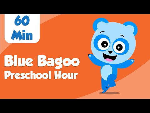 Blue Bagoo Preschool Hour | Phonics, Animals, Numbers, Colors and more