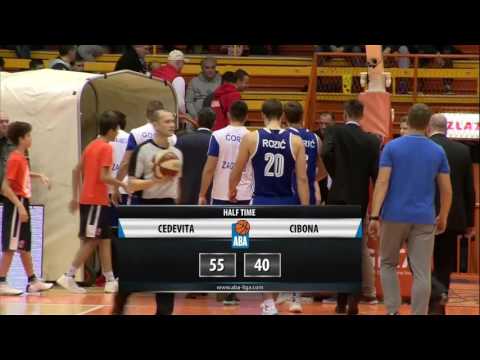 ABA Liga 2016/17 highlights, Round 10: Cedevita - Cibona (20.11.2016)