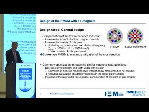 Nell M. - On the design of a PMSM rotor with ferrite magnets to substitute a rare earth permanent magnet system