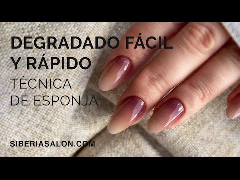 Degradado de uñas fácil y rápido: técnica de esponja 💅