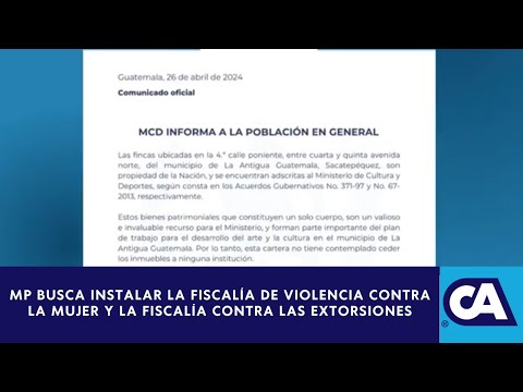 MCD comunica que no cederá sus propiedades en Antigua Guatemala