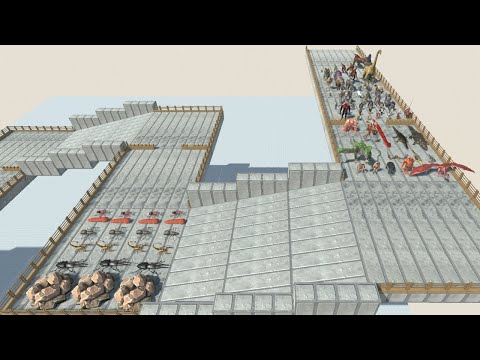 GIANT INVERTEBRATES Army vs Faction Army from ALL UNITS Animal Revolt Battle Simulator