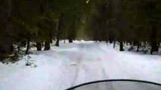 preview picture of video 'Wintery Mackinac Ride, Custer Road'