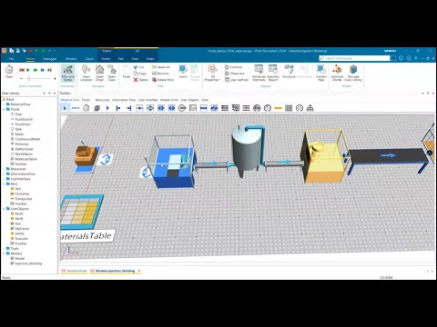 Plant Simulation Virtual User Group: Fluid library basics