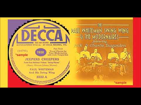 Paul Whiteman & His Swing Wing - Jeepers Creepers 1938