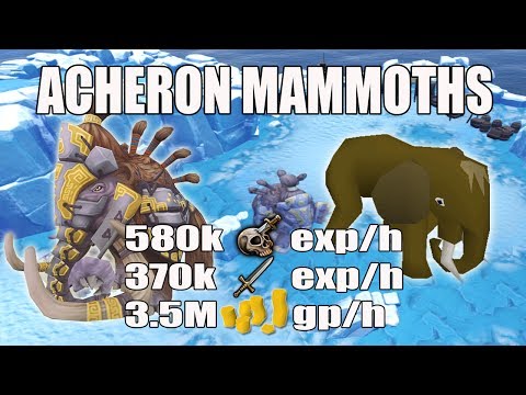 [Runescape 3] Acheron Mammoth Slayer Guide 2017 | 580k Slayer Exp/h | 370k Melee Exp/h | 3.5M GP/H
