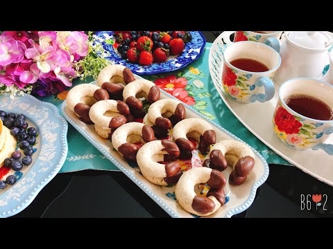 How to make  hazelnut kipferl German cookies 🇩🇪كيبفغلي حلوة المانية