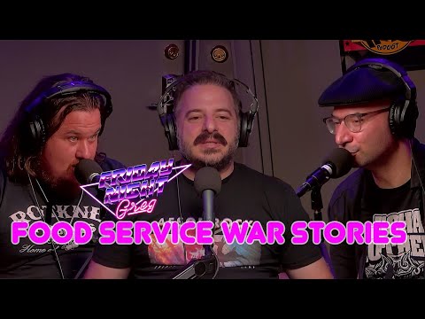 Friday Night Greg #54 | Food Service War Stories with Shane Torres and James Mattern