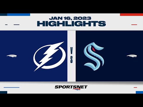 NHL Highlights | Lightning vs. Kraken - January 16, 2023