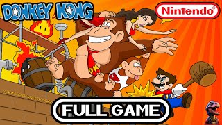 Donkey Kong 1983 | NES Longplay | Classic Retro Gameplay | No Commentary