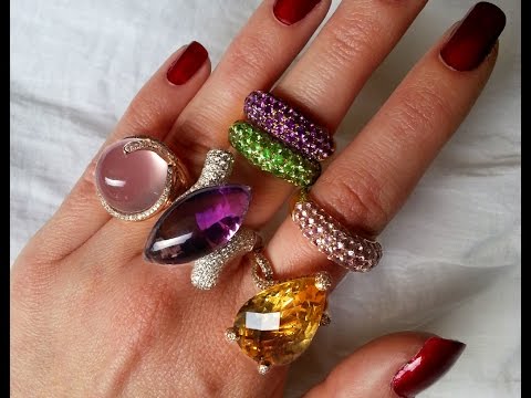 Farbenpracht: Feinste Edelstein Ringe mit Brillanten | Play of colors: Gemstone Rings with Diamonds