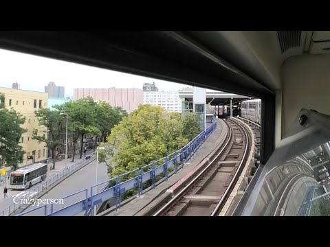Rit door de ruit: Metro De Akkers - Rotterdam Centraal op RET Lijn D