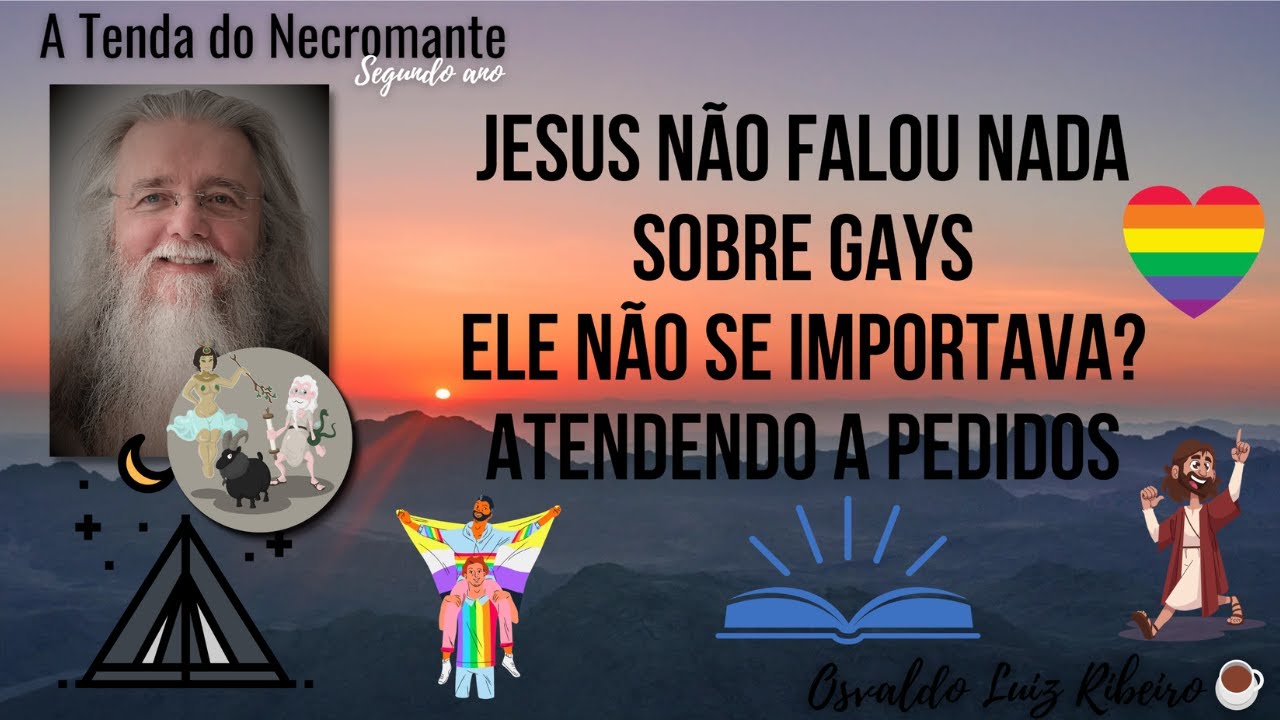 1918. Jesus não fala nada sobre gays: ele não se importava com a questão❓ Atendendo a pedidos