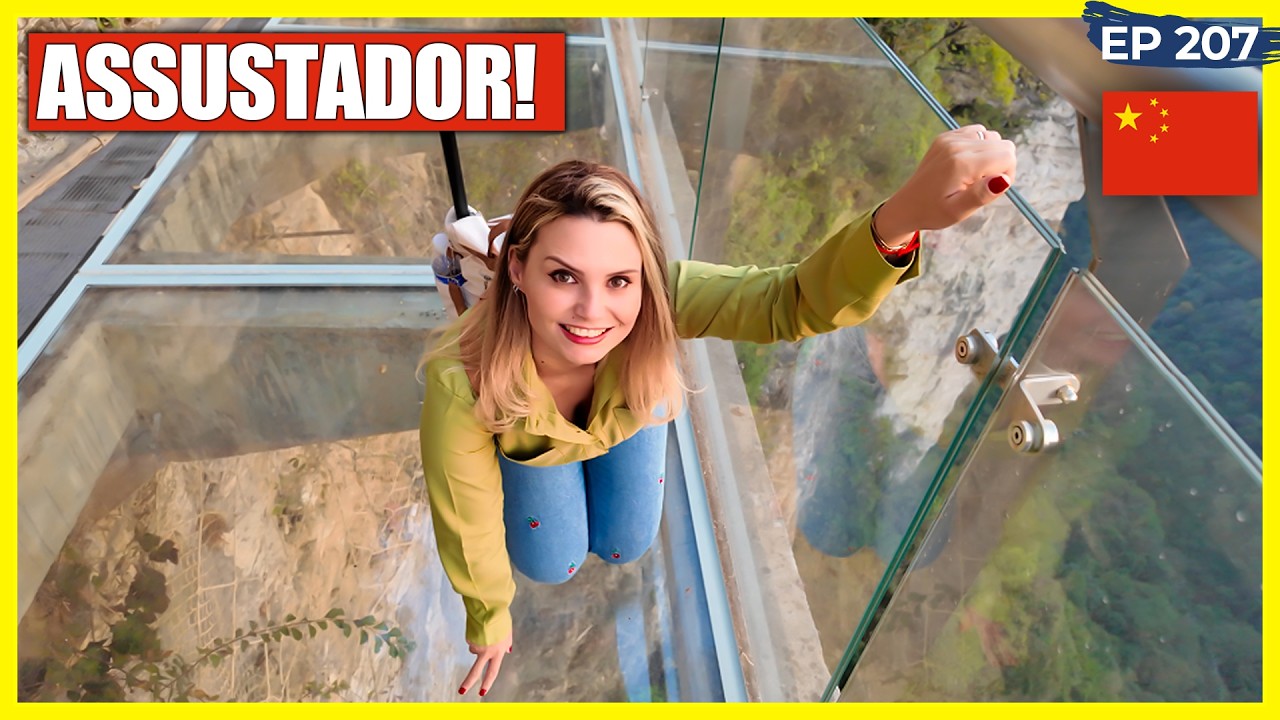 Visão para o ABISMO! A PONTE de VIDRO mais ASSUSTADORA DO MUNDO! 🇨🇳