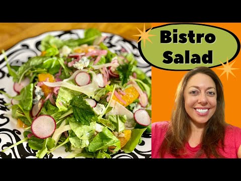 How to Make Bistro Salad || Amazing Brunch Salad Recipe || Best French Style Salad Recipe