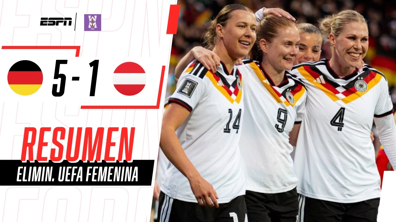 ALEMANIA NO TUVO PIEDAD, APLASTÓ A AUSTRIA Y SE ACERCA AL MUNDIAL | Alemania 5-1 Austria | RESUMEN