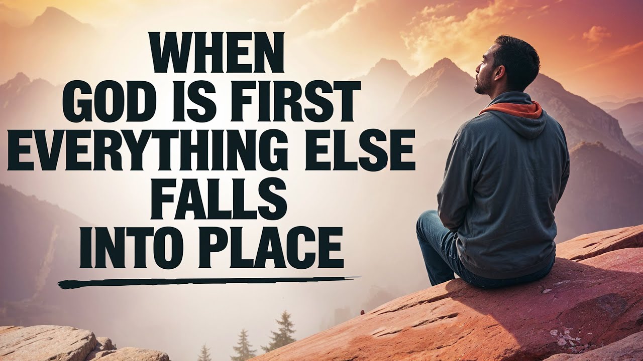 Everything Will Fall Into Place When God Is First | PUT GOD FIRST & Let Him Lead You