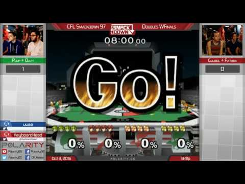 CFL Smackdown 97 Melee - Plup + Oaty vs Colbol + Father - Doubles Winners Finals