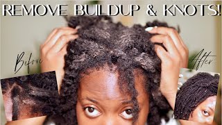 REMOVE DIRT, BUILDUP, & KNOTS SAFELY AFTER A PROTECTIVE STYLE!