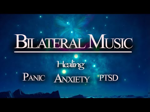 Calming Bilateral Music to Stop Panic Attacks, Anxiety, PTSD, Insomnia | Soothing Rain & Thunder ⛈️
