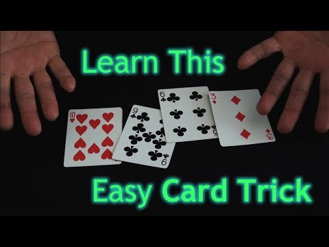 Make a Card Rise to the Top - Easy Card Trick for Beginners