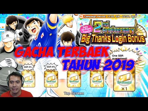 Best Gacha Ever !!! Gacha Tiket 2nd Anniversary - Captain Tsubasa Dream Team