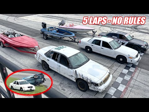 $2,500 Boat Challenge FINAL EPISODE - 5 Lap Trailer DEATH RACE... *DANGER TO BOAT*
