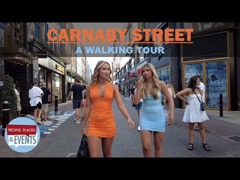Carnaby Street | London England | A Walking Tour -With Captions/Subtitles