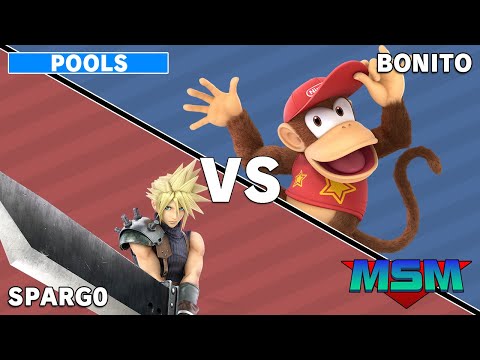 MSM 233 - Bonito (Diddy Kong) VS Sparg0 (Cloud) - Wave 1 Pools