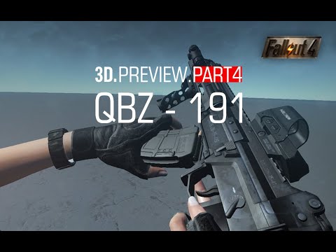 QBZ-191 / 192 Animation Part 4 (with source animation file) Alternative Reload / Fast-roping