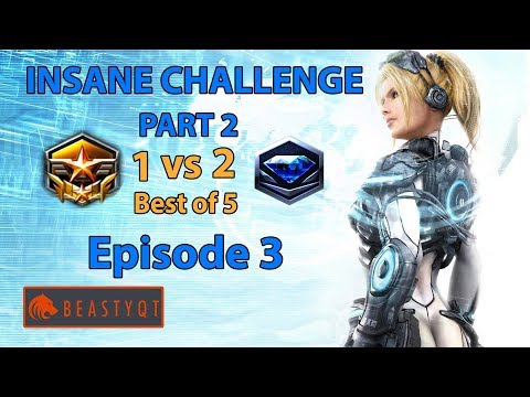 StarCraft 2: Grandmaster 1 vs 2 Diamond Players (Bo5) PART 2 - INSANE Challenge - Episode 3