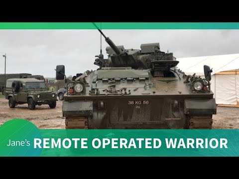 First showing of a remote operated UK Warrior