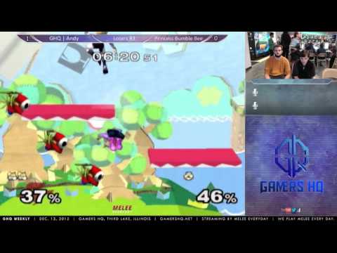 GHQ Weekly [12/13/15]: GHQ | Andy (Falcon, Fox) vs. Princess Bumble Bee (Sheik)