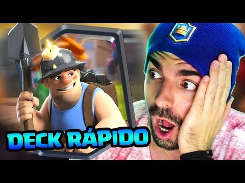 USEI O DECK MAIS RAPIDO DE MINEIRO DO CLASH ROYALE!