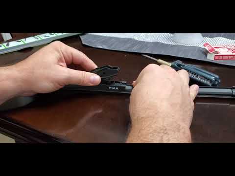 How to remove pre-installed piaa si-tech wiper mount clip
