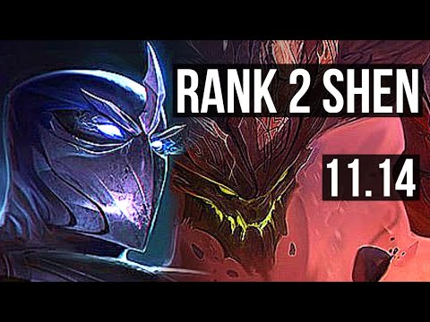 SHEN vs MALPHITE (MID) | Rank 2 Shen, 0/0/5, 300+ games, 800K mastery | EUW Challenger | v11.14